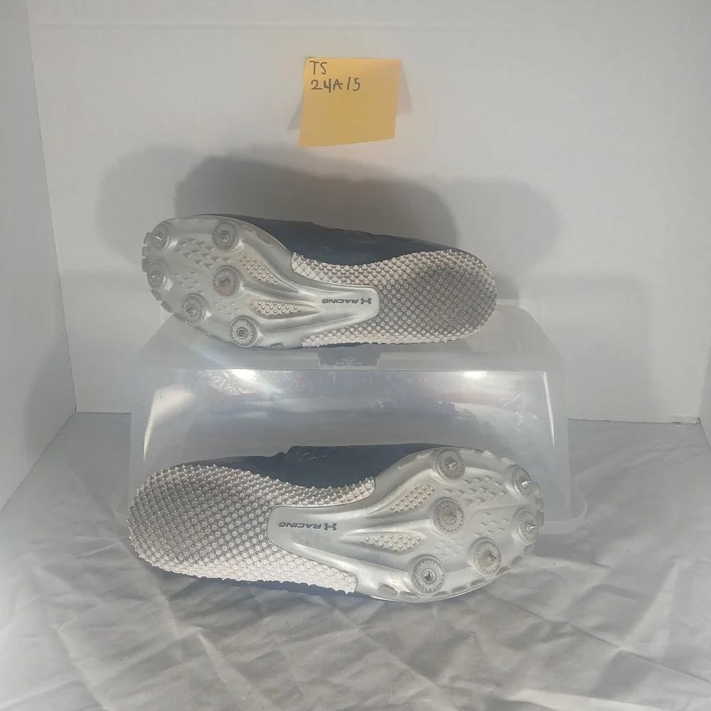 Under Armour Sprint Track‎ Spikes Black Men Size 7.5 US M7.5 W9 UK6.5 EUR40.5